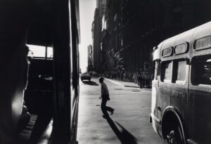 From the Bus, New York, Robert Frank, 1958