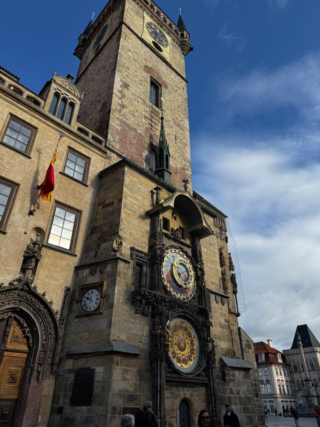 Reloj astronómico de Praga en la plaza de la Ciudad Vieja