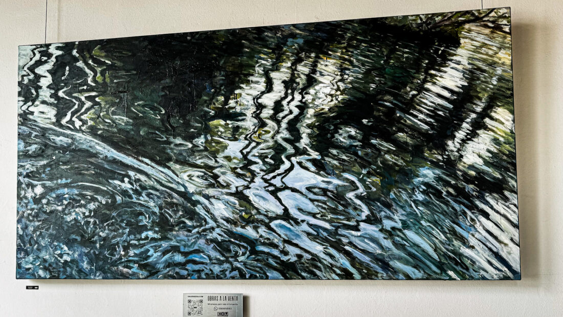 Obra abstracta de Antonio Chaurand en Superficies de Identidad en Galería EXU, San Ángel, CDMX