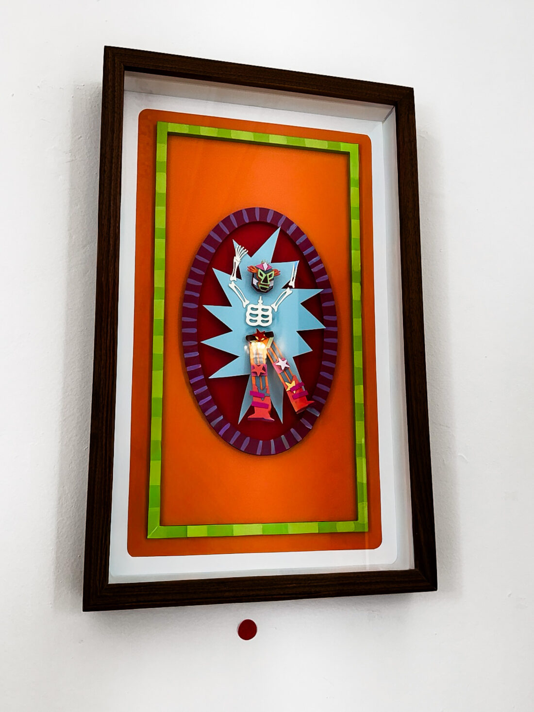 Obra contemporánea de Alejandra Díaz en Galería EXU durante exposición de arte contemporáneo en CDMX