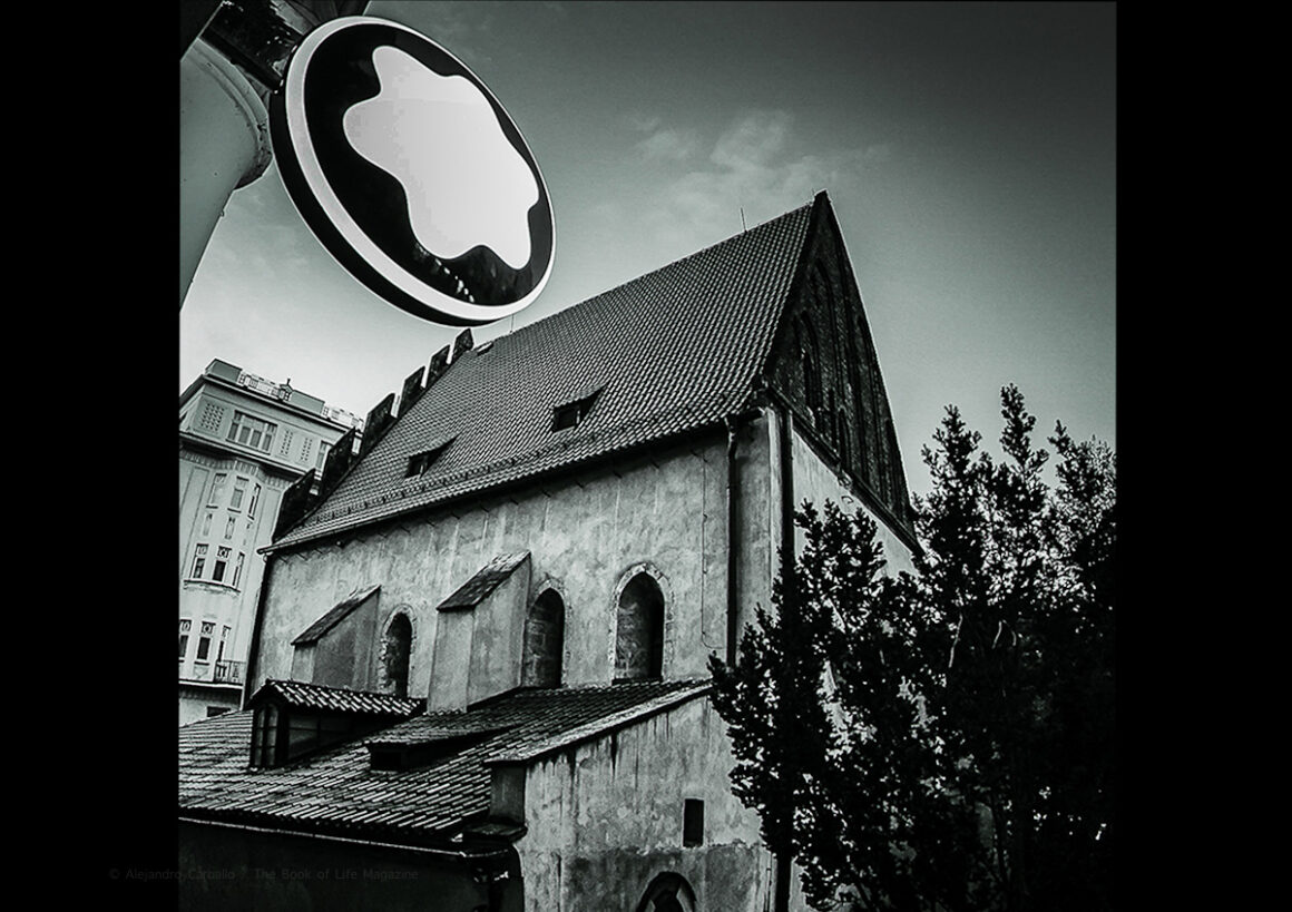 Montblanc en Praga logo fotografía Barrio Judío Praga otoño