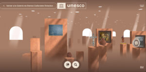 Vista del Museo Virtual de Bienes Culturales Robados de la UNESCO