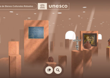 Vista del Museo Virtual de Bienes Culturales Robados de la UNESCO