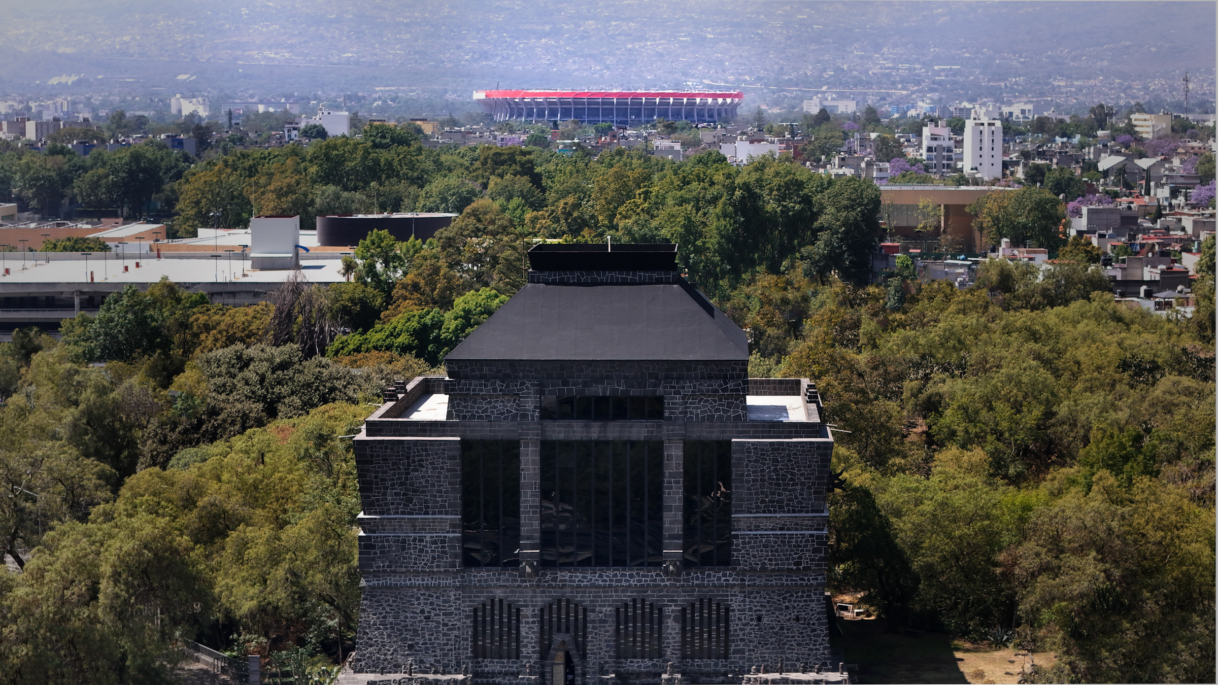 Vista del Museo Diego Rivera Anahuacalli durante Anahuacalli Mundialista 2026 en Ciudad de México