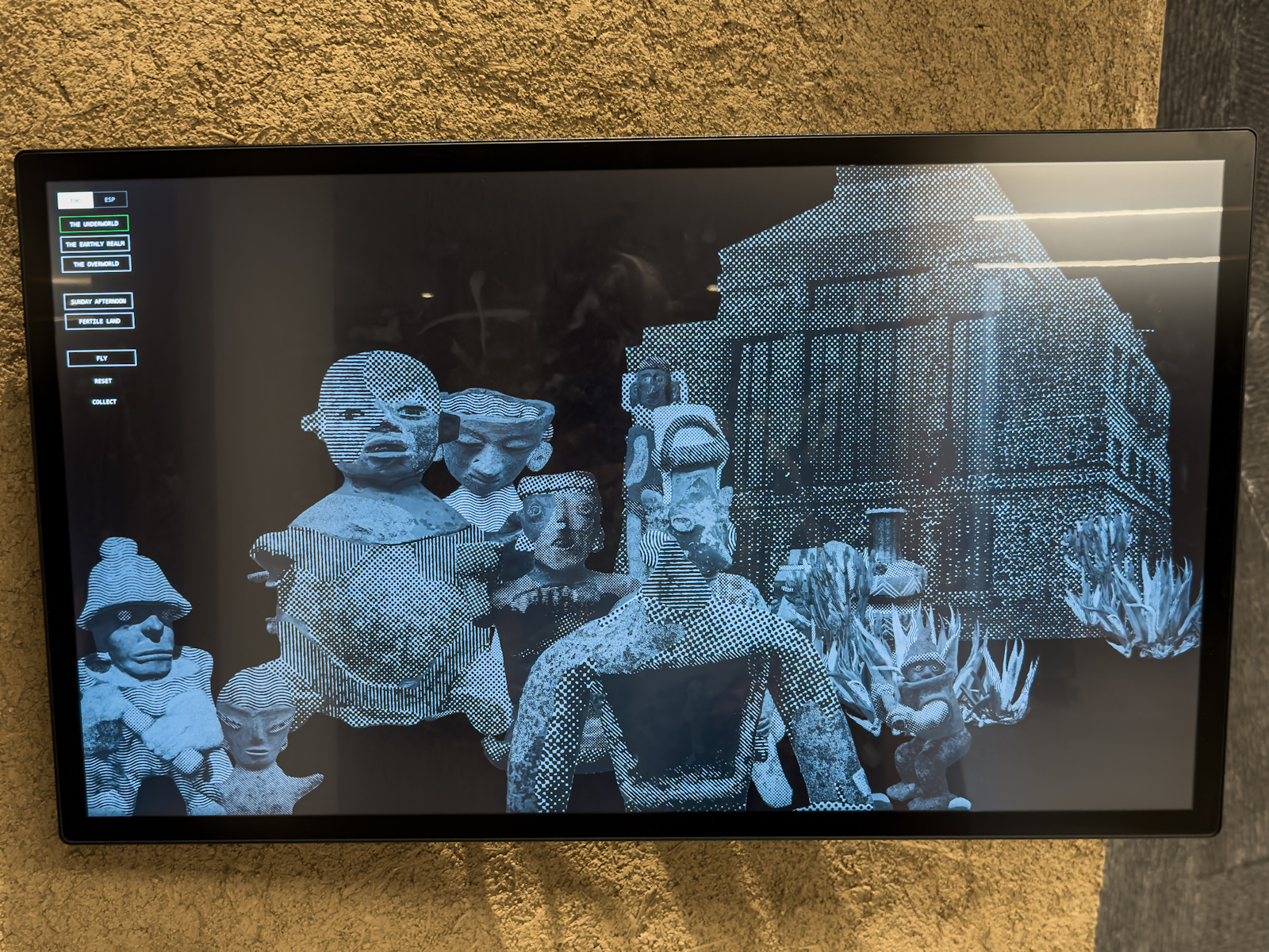 Obra digital En Marcha de Coldie en Encuentros Digitales del Museo Anahuacalli
