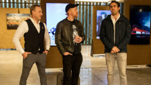 Participantes de Encuentros Digitales en el Museo Anahuacalli durante la inauguración
