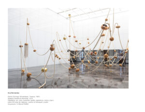 Instalación Redasilú de Ana Hernández en la exposición El hogar que habito del Museo Amparo