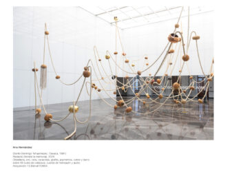 Instalación Redasilú de Ana Hernández en la exposición El hogar que habito del Museo Amparo