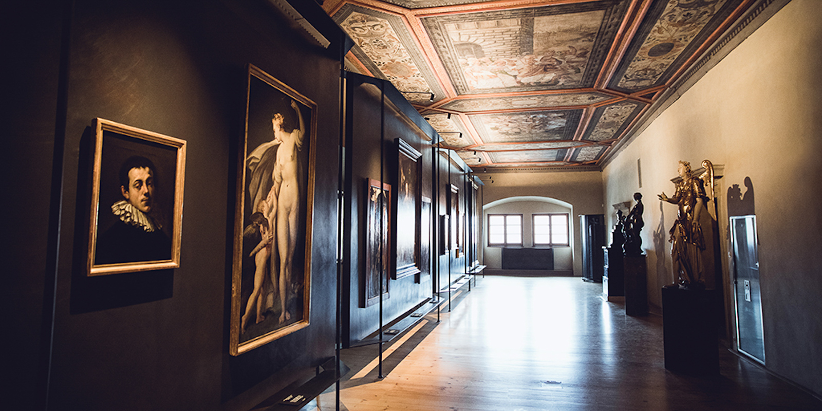 Sala de exposiciones del Palacio Schwarzenberg de la Galería Nacional de Praga