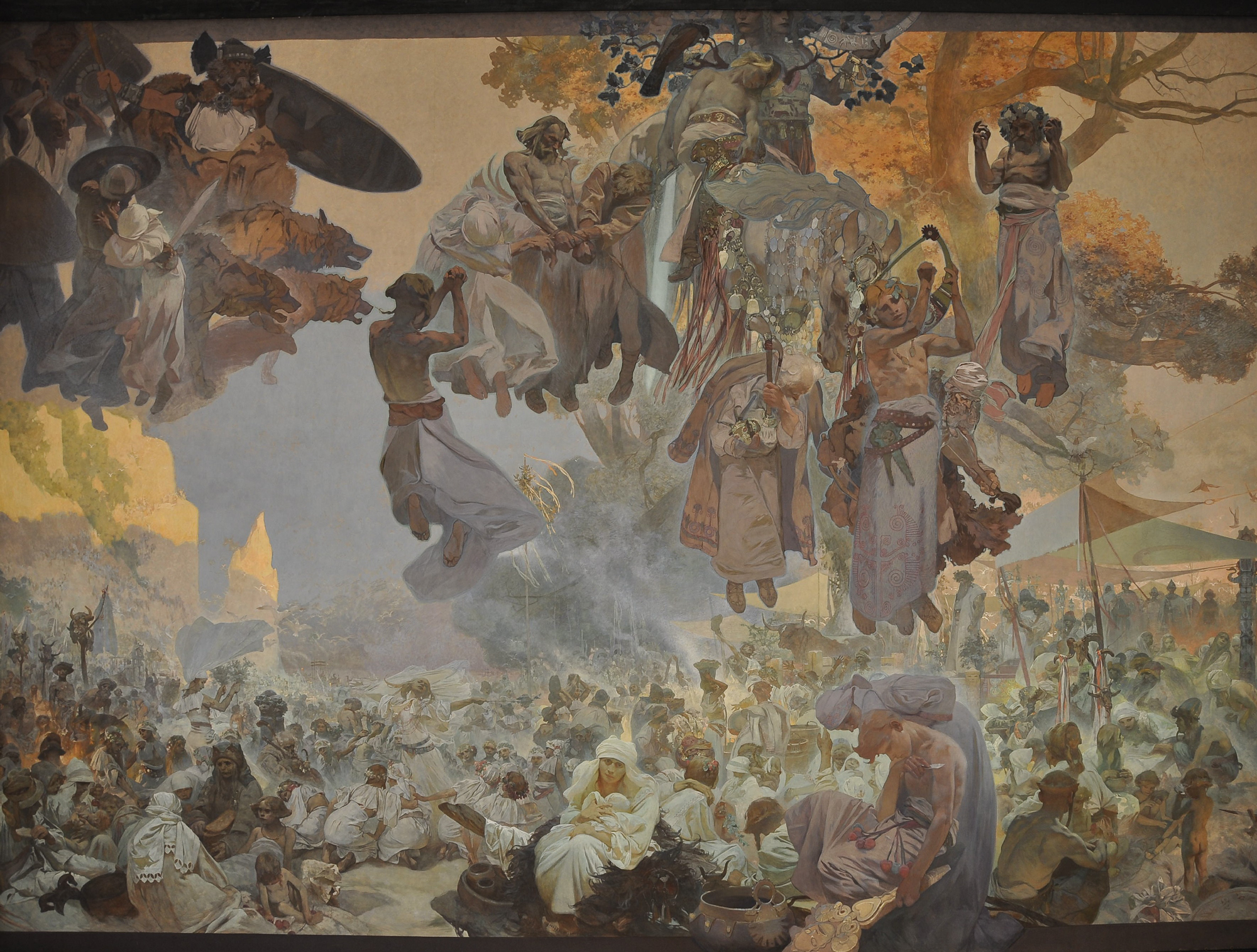 Obra de Alphonse Mucha perteneciente al ciclo La Epopeya Eslava.